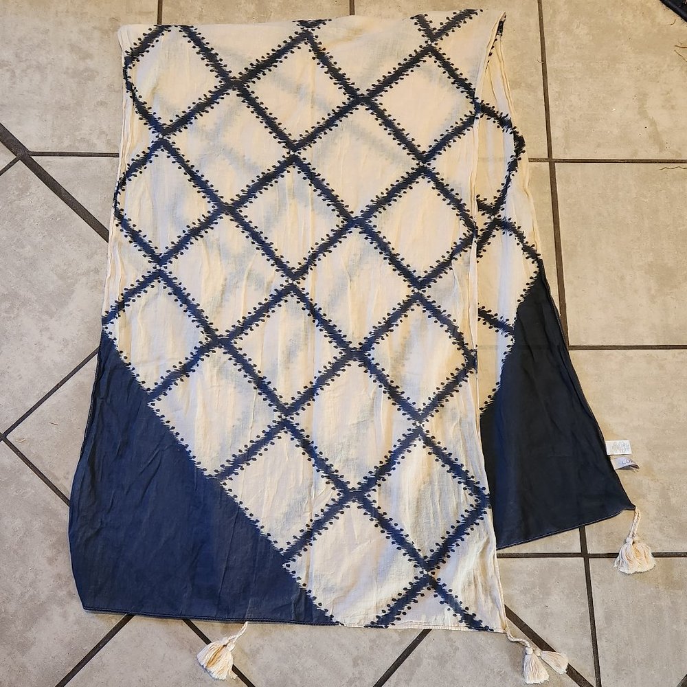 .Lattice Print Boho Scarf from Ann Taylor LOFT